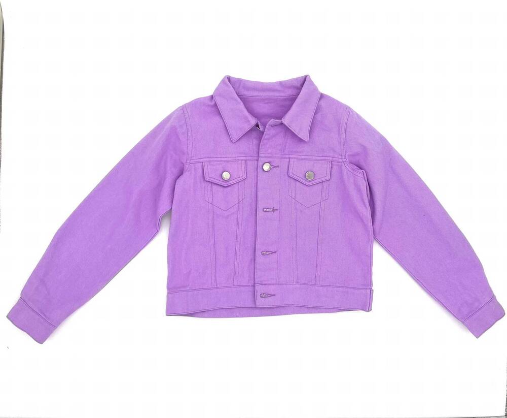 NEW BLENDED SPIRIT girls mirrorball jacket in light purple